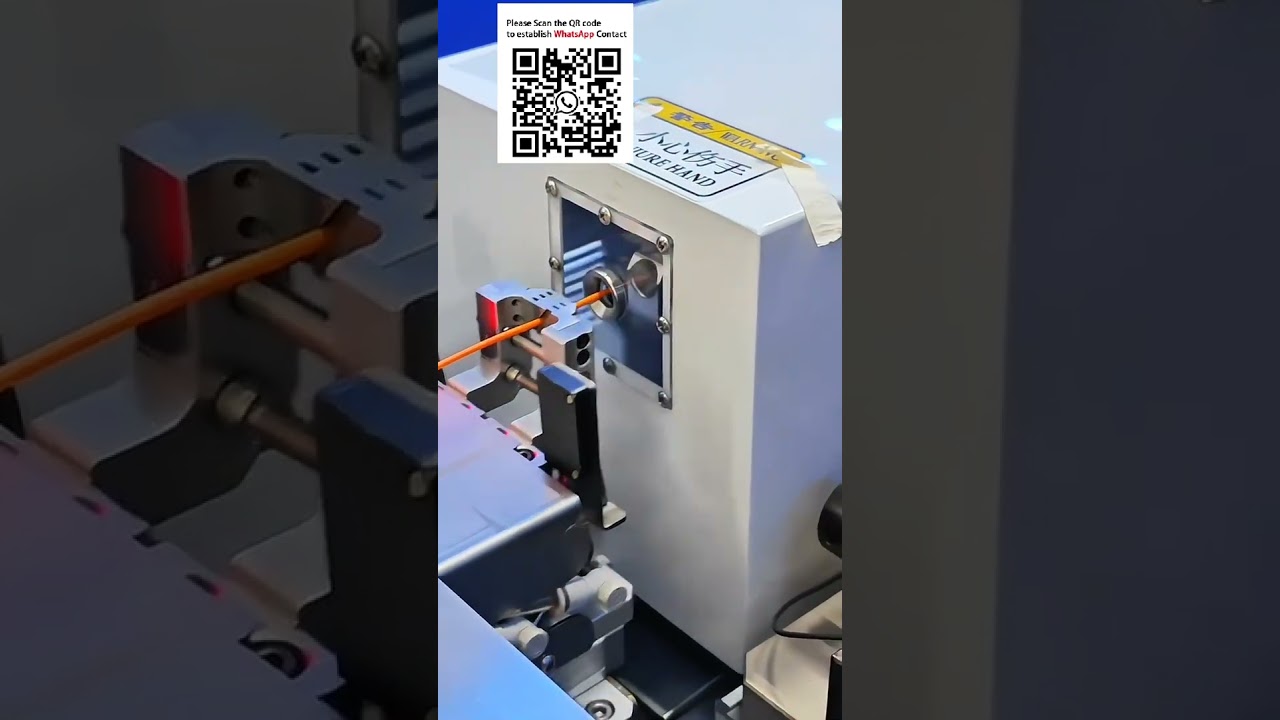 Macchina spelafili e crimpatrice per terminali aerospaziali per EV e produzione intelligente #AutomazioneEquipaggiamento
