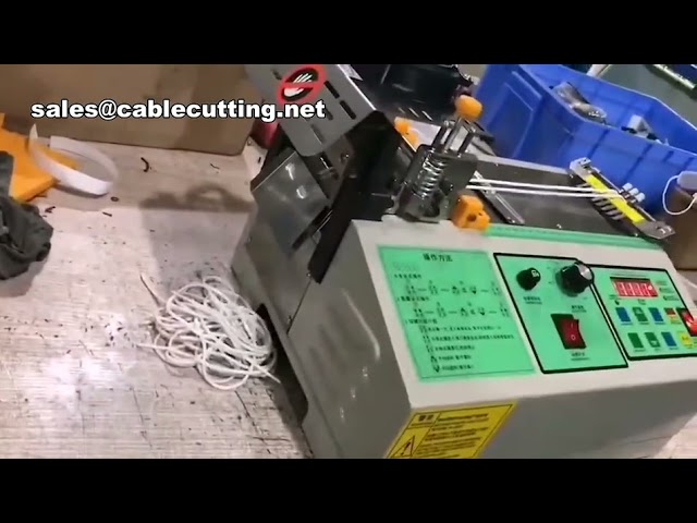 Macchina per taglio elastici mascherine - Earloop Cutting Machine ad alta precisione
