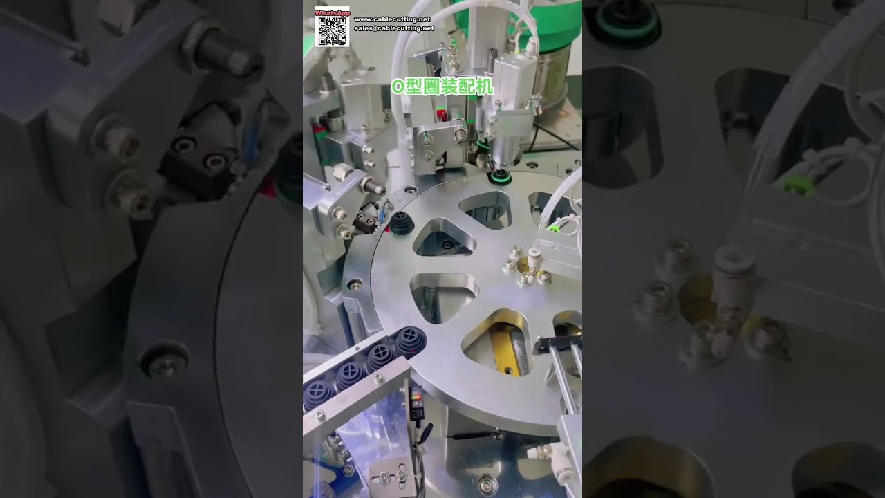 Macchina per assemblaggio O-ring per componenti di cilindri pneumatici - Fabbrica