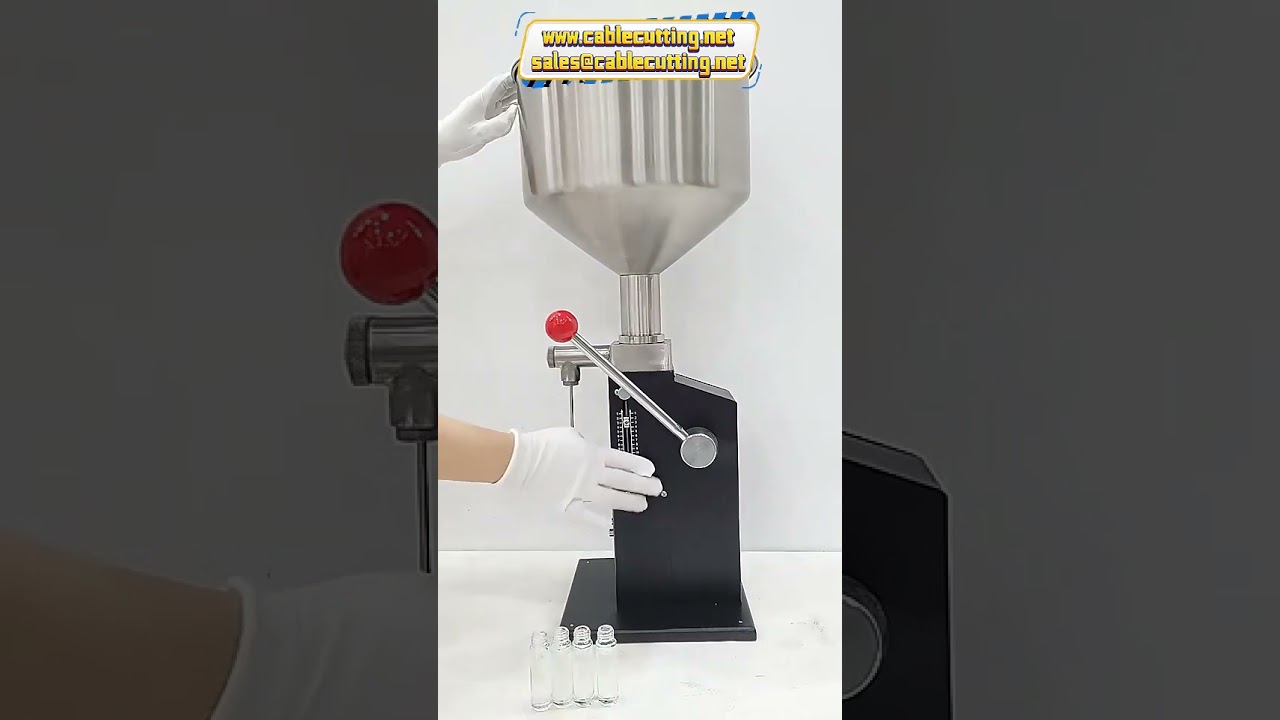 Riempitrice manuale A03 per cosmetici e alimenti: dosaggio preciso di gloss, creme, miele e salse