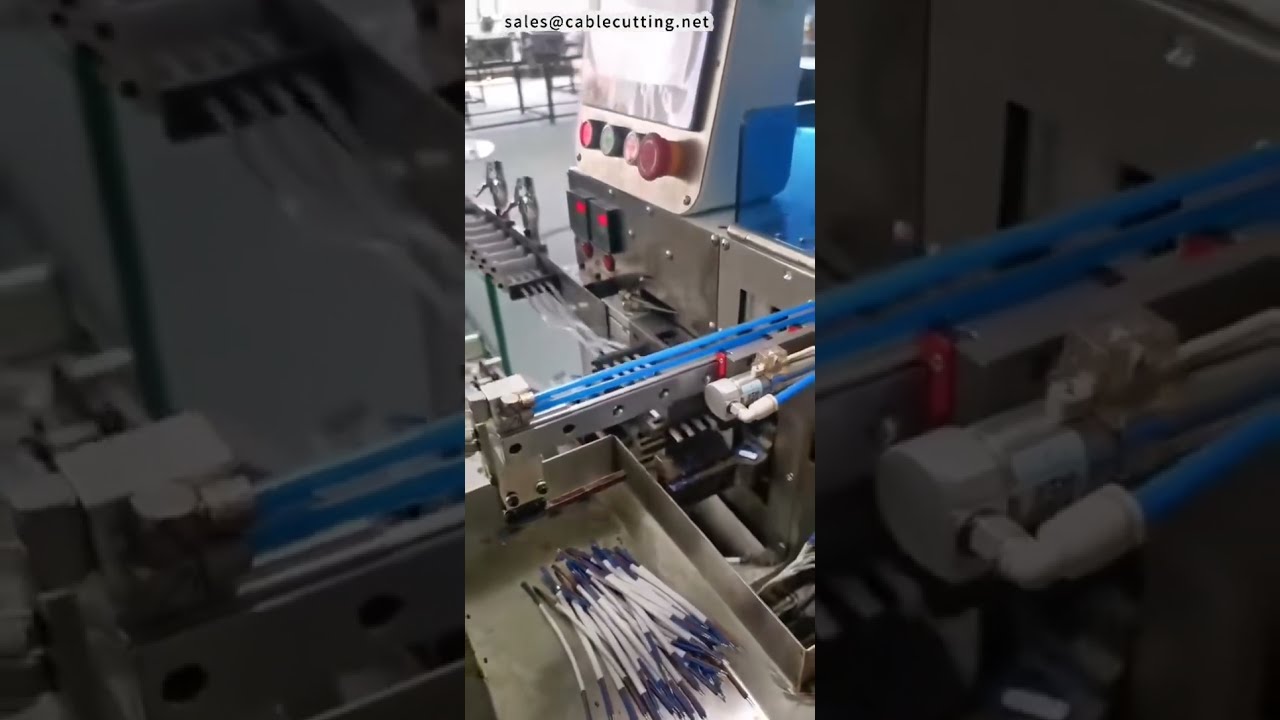 Macchina stagnatura a doppia testa per cavi piani – Attrezzatura per cablaggi industriali #macchina #fabbrica #cnc