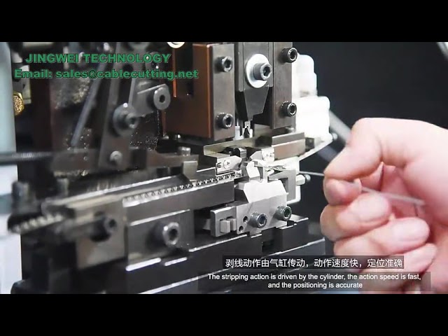 Macchina semiautomatica per spelatura e crimpatura cavi per terminali Molex e JST XH - Crimpatrice professionale