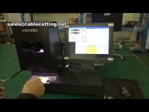 Ribbon Cable Color Wire Sequence Detector Automatic Cable Sequence Automatic Detector Sequence Testi